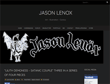 Tablet Screenshot of jasonlenox.com